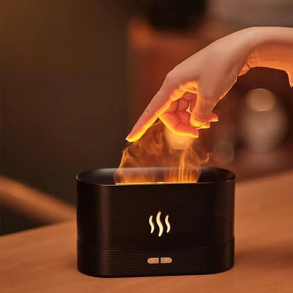 Flame Aroma Diffuser & Humidifier – LED Fire Effect - Image 3