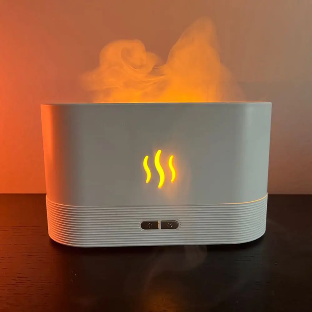 Flame Aroma Diffuser & Humidifier – LED Fire Effect - Image 2